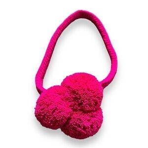 Hat Guajiro braid Pom pom hat decor handmade